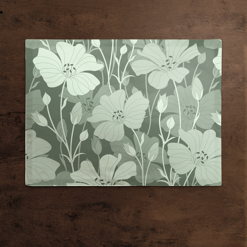 Napperon Floral, Vert