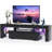 Manjesh  63'' Media Console, TV Stand for TV up to 70",Entertainment Center with LED Lights-633386167