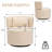 Narissa Swivel Accent Chair with Throw Pillow -72785257