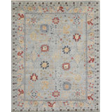 Transitional One-of-a-Kind Rectangle 9' X 11'9" Hand Knotted Area Rug