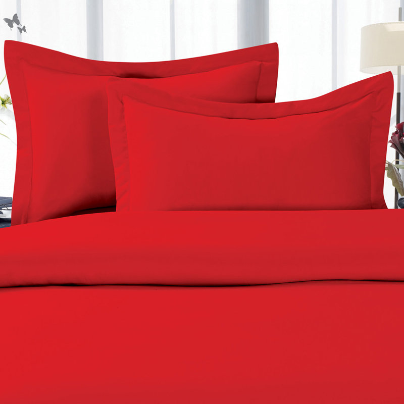 Ensemble de housse pour couette, Rouge, Double / Grand