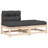 Ophelia & Co. Patio Sofa Armless With Cushions And Footstool-330470844-330470846