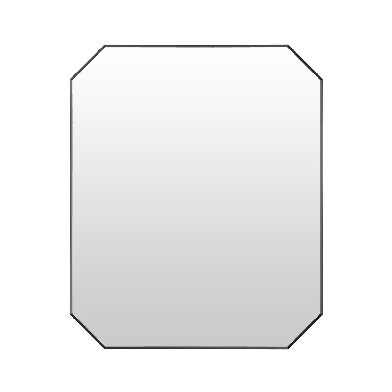 Miroir mural de salle de bain Kellett, Noir mat, 29,5 po x 36 po