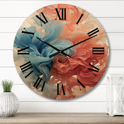 Angelicamarie Solid Wood Wall Clock