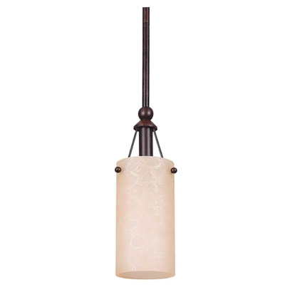 Luminaire suspendu cylindrique à 1 lumière Kadie-Louise