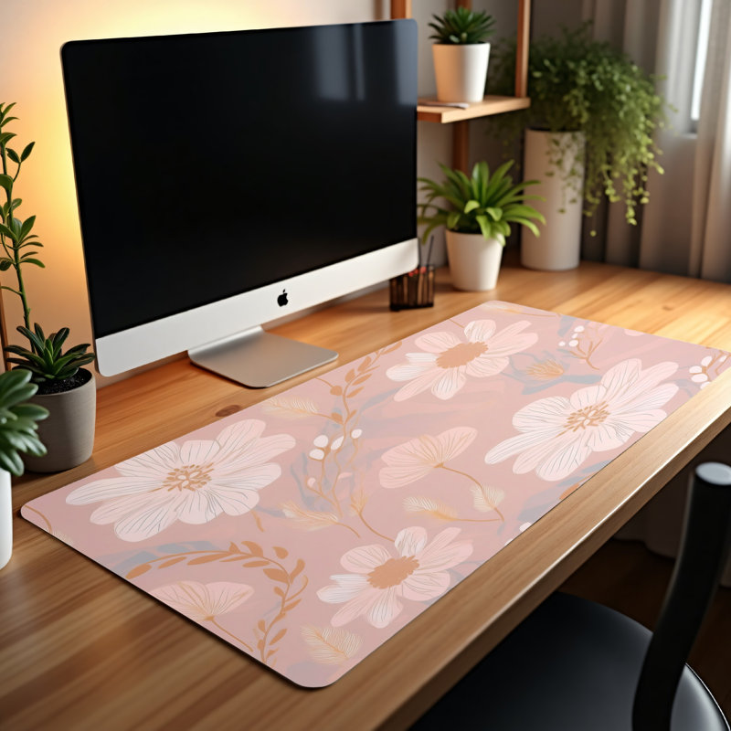 Polyester Desk Pad, 31.5x15.5