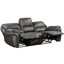 Revêtement en microfibre gris 3 pièces Modern