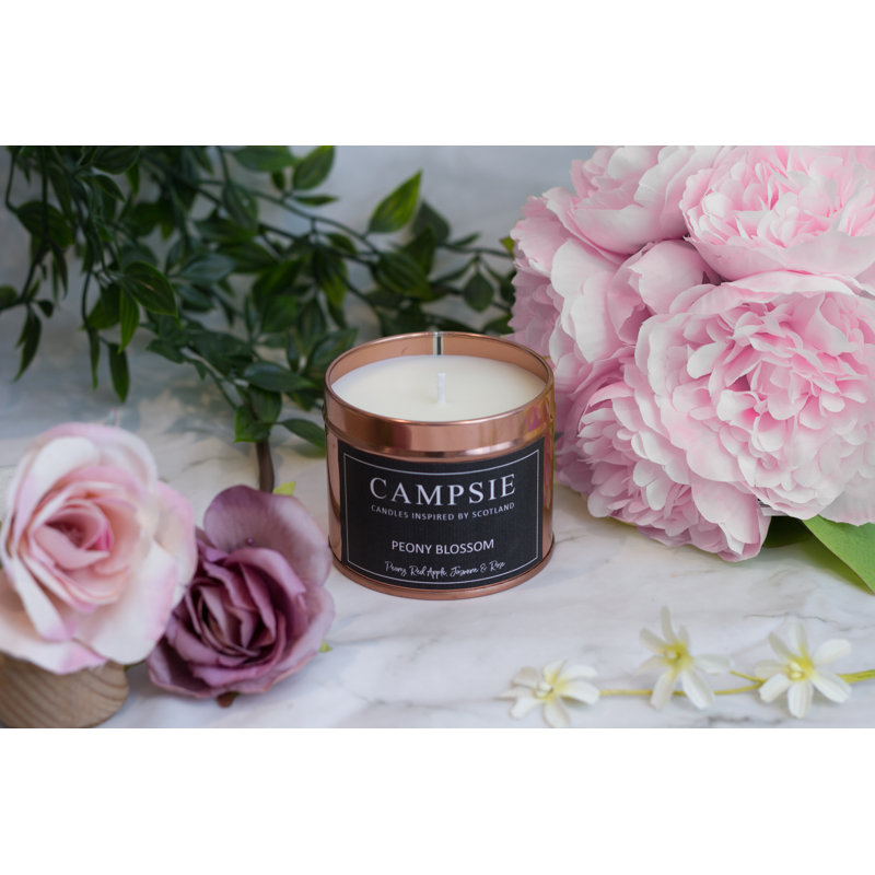 Peony Blossom Scented Jar Candle