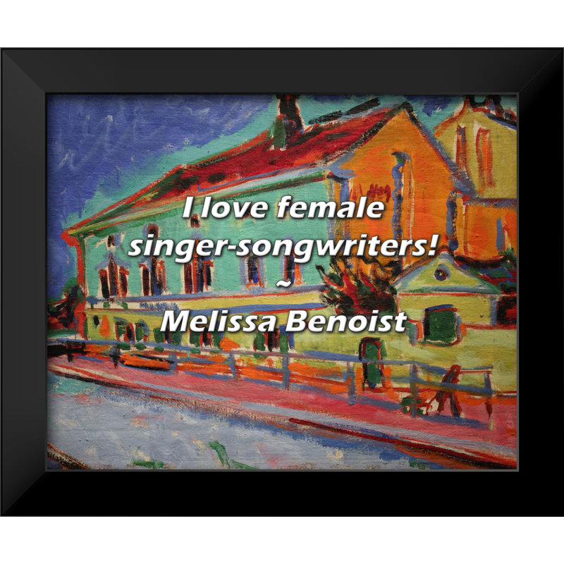 Melissa Benoist Citation: «I love chanteuse-compositrice»!
