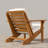 Aylssa Acacia Wood Outdoor Armchairs
