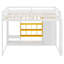 Lit mezzanine en bois avec garde-robe, tablettes et armoire-2060038471-2060038470