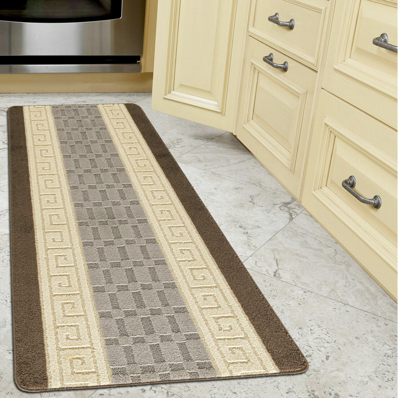 Lana-Jade Geometric Indoor / Outdoor Area Rug, Runner 80 x 300cm