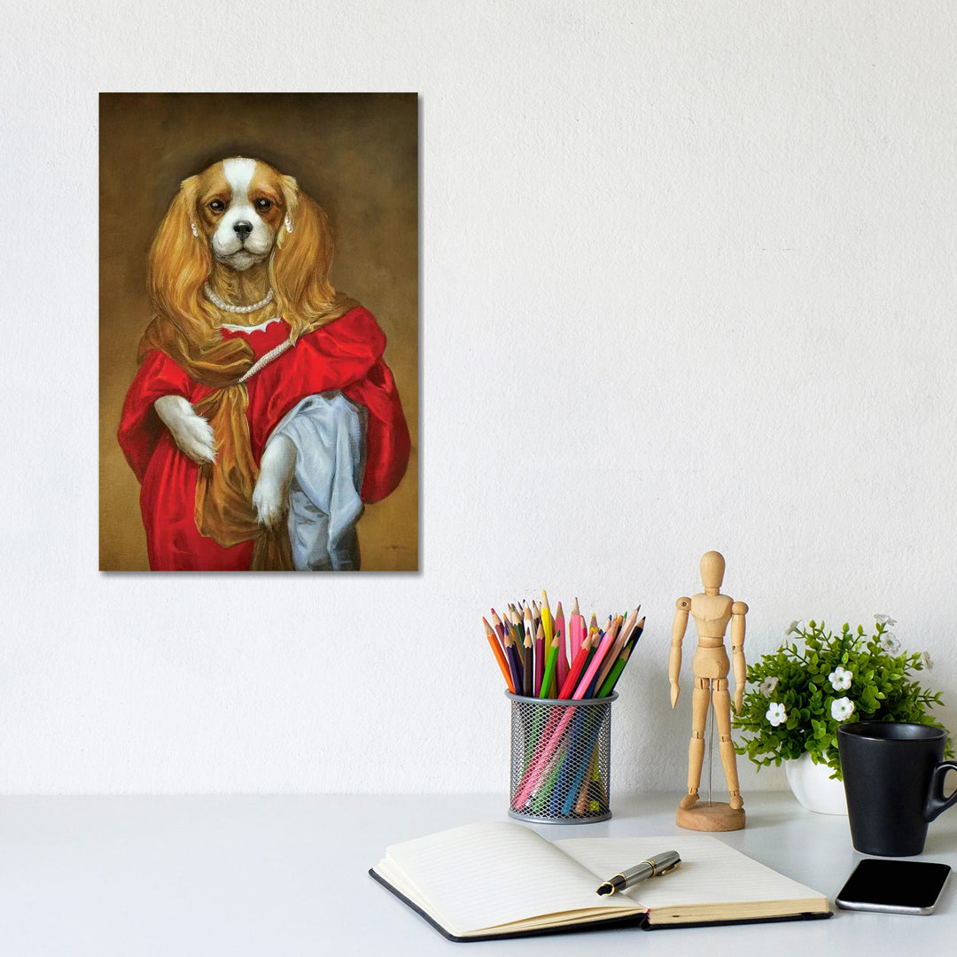 Feather by Melinda Copper - Wrapped Canvas Painting
