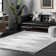 Bria Moroccan Shag Tasseled Performance White/Gray Rug