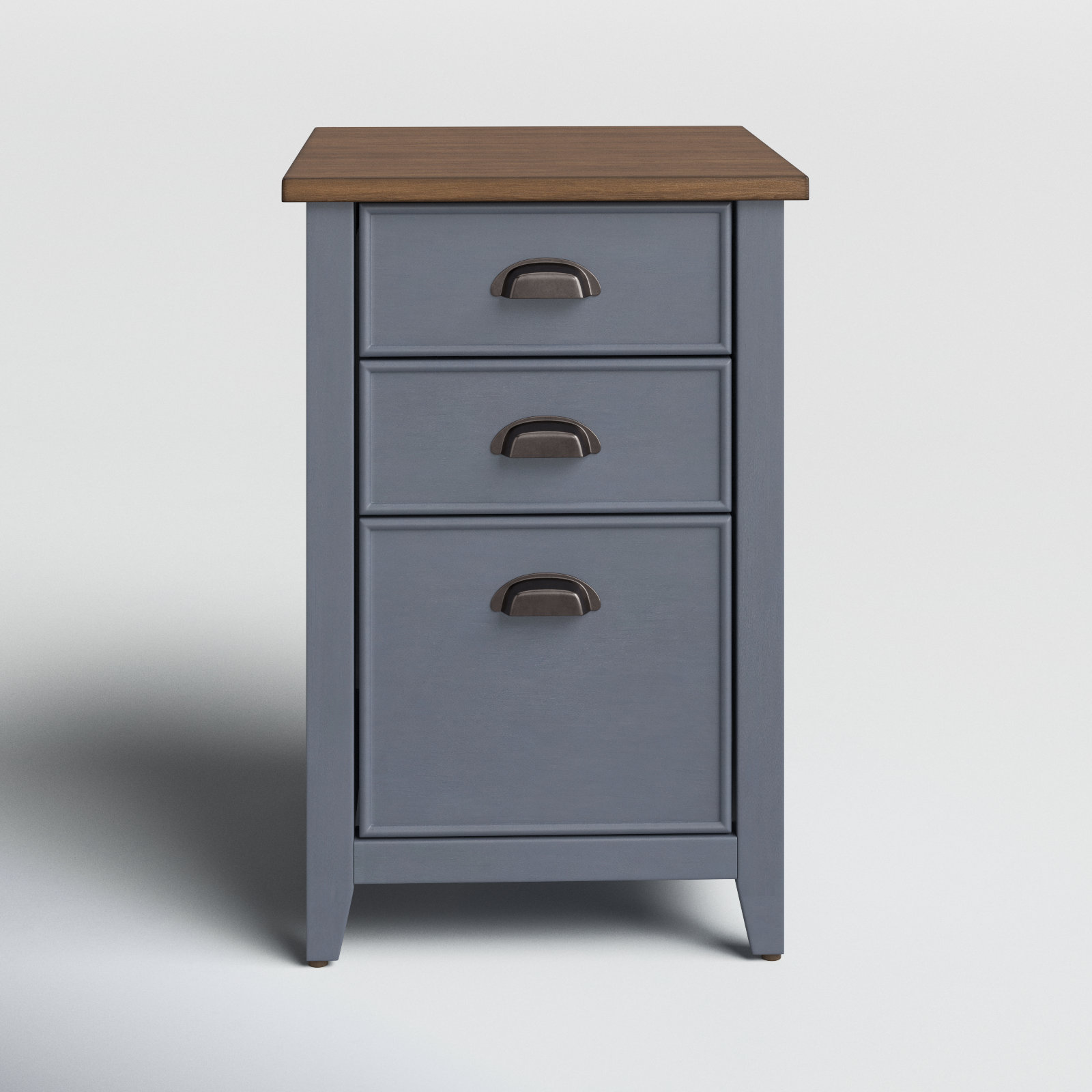 Vivienne 3 - Drawer Vertical File Cabinet, Blue