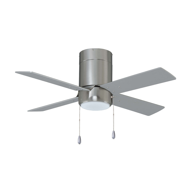 Metalis 52" 4-Blade Indoor Ceiling Fan, Brushed Nickel, Brushed Nickel