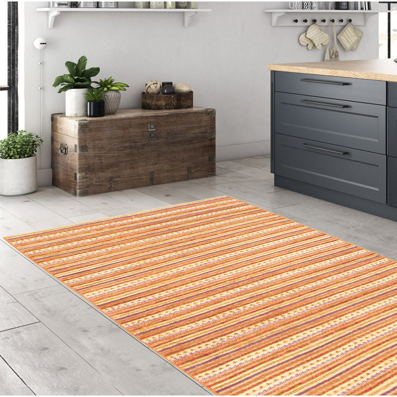 Wool Striped Indoor Rug