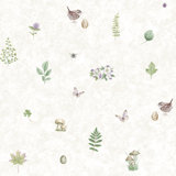 Just Kitchens Meadow Spot Design 33' L x 21" W Wallpaper Roll