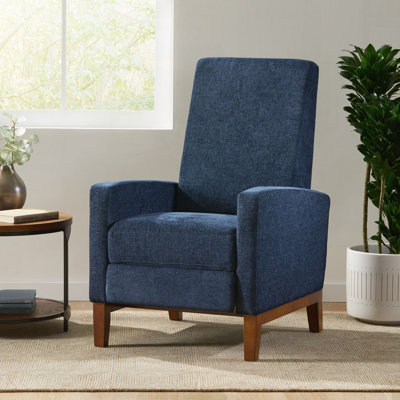 27'' Wide Wood Hand Manual Club Recliner