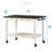 Heppman Wood Kitchen Cart