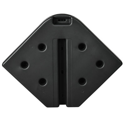 4 175Lb Cantilever Umbrella Base Weights In Black - . Improve Umbrella's Standing Hard Conditions With Water/Sand. Portable And Stackable Weights, 4. , Black. Enhance Durability &
