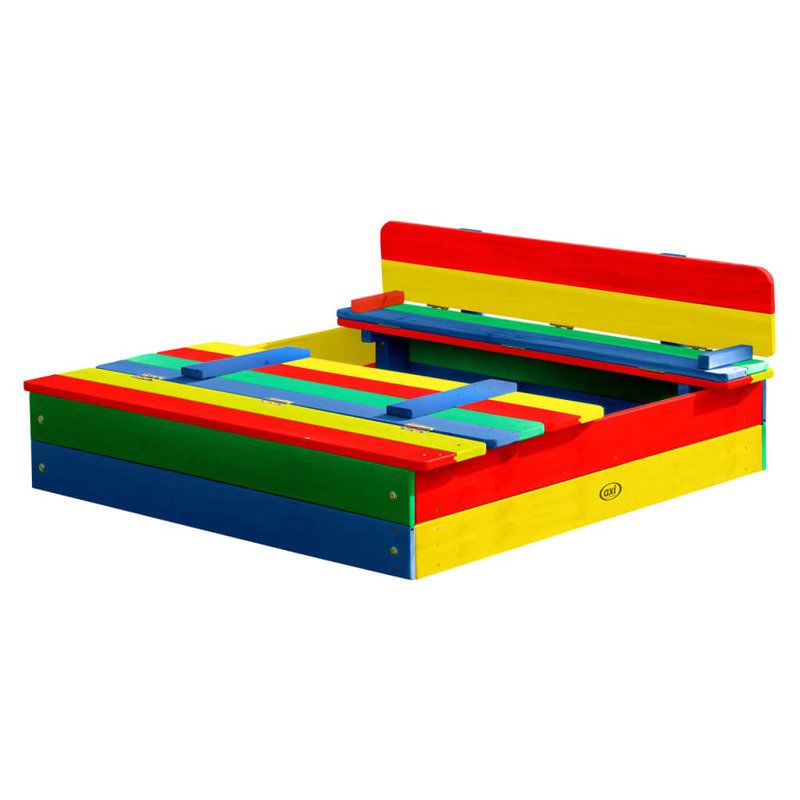 AXI Ella 95cm x 20cm Wood Rectangle Sandbox with Cover