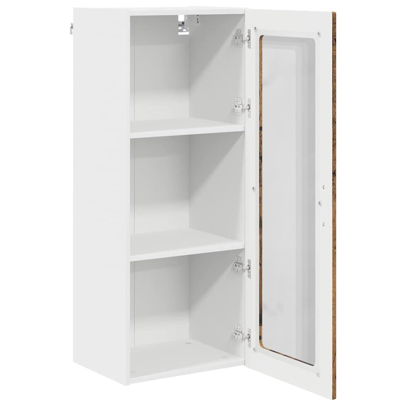 Vidaxl Kitchen Wall Cabinet White 40 X 31 X 100 Cm Engineered Wood, Old Wood