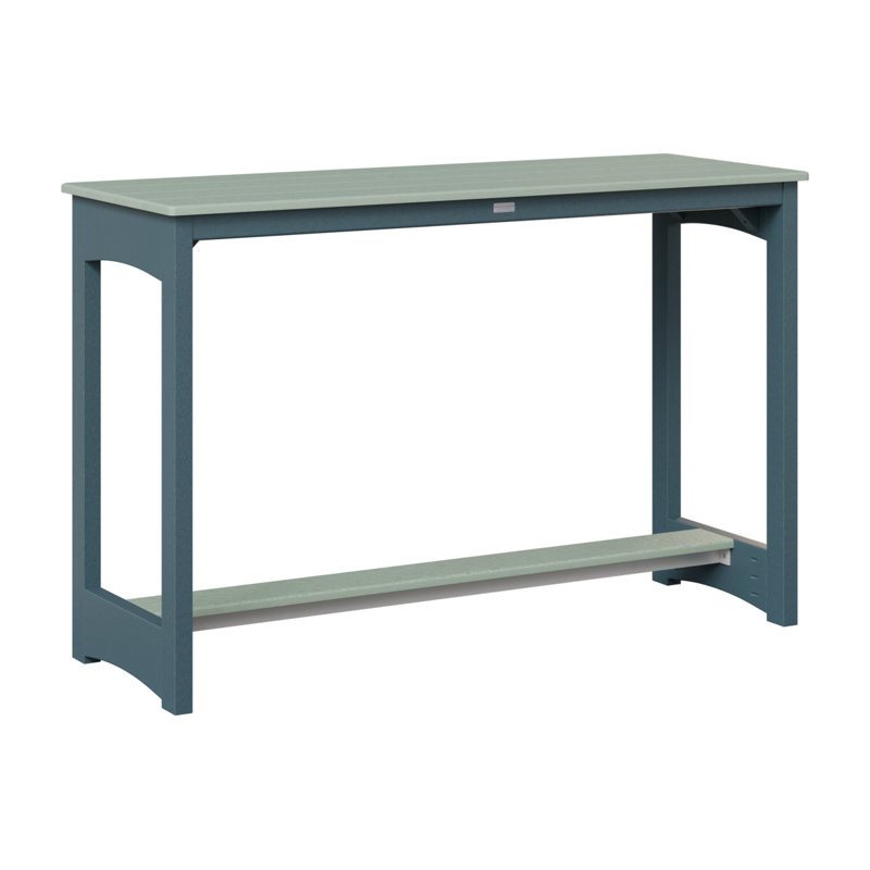 Table de bar Berlin Gardens, 38.5" H x 60" W x 22" D, Écume de mer, écume de mer, Ardoise