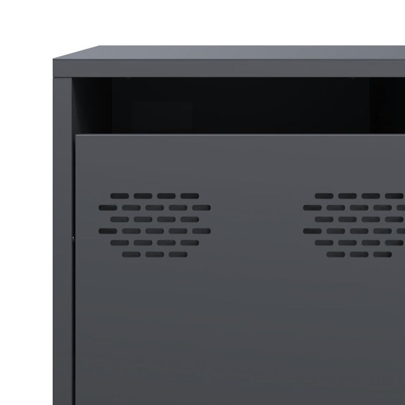 Sideboard 135X39x103.5 Cm Cold-Rolled Steel, Anthracite