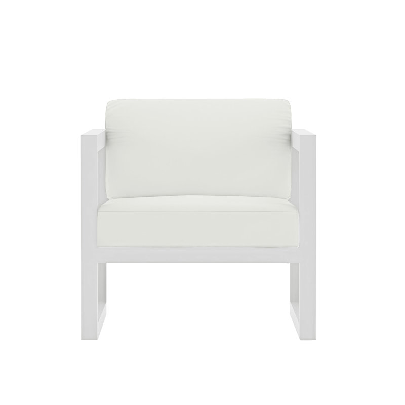 Yarieli Outdoor Lounge Chair, Natural