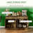 Accent Cabinet, Kitchen Storage Sideboard With Drawers, Adjustable Shelves-1772604945