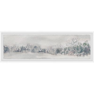 Rest In Winter's Silence - Single Picture Frame Panoramic Painting