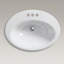 Thoreau Metal Oval Drop-In Bathroom Sink with Overflow-764451398