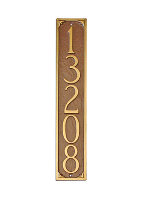 Lily 5-Line Lawn Address Sign