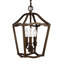 Varnum 3 - Light Brass Lantern Pendant