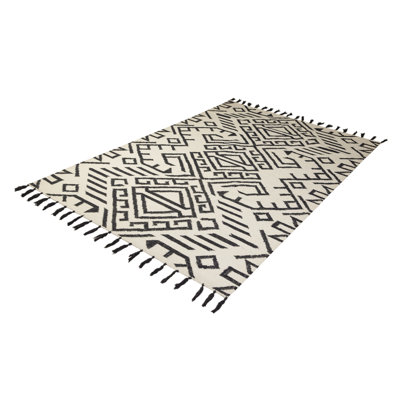 Ophelie Geometric Hand Woven Area Rug