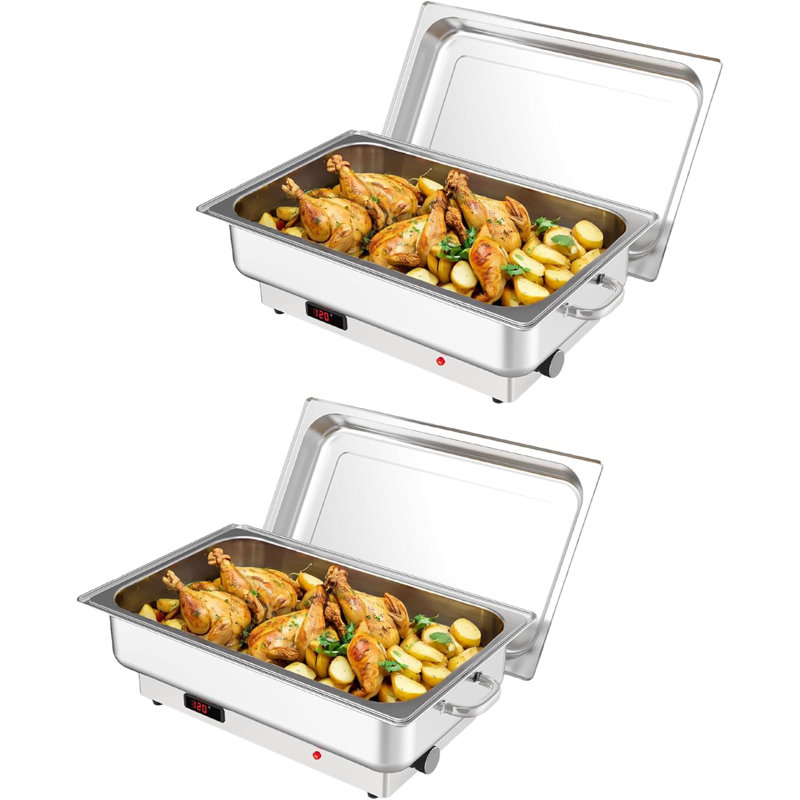 Electric Chafing Dish Buffet Set 2 Pack