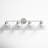 Besima 4-Light Hammered Glass Dimmable Vanity Light-781668502
