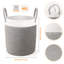 Fabric Laundry Hamper with Handles-1318804056