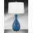 Balsamo 30" Light Blue and Dark Blue Table Lamp with USB Port