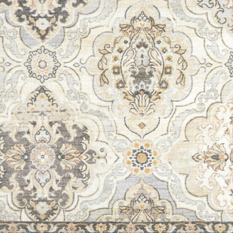 Town & Country Avani Everwash Washable Non-Slip Backing Area Rug Beige, Rectangle 20" x 35"