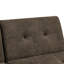 Futon facile à convertir en mélange de polyester avec dossier et siège capitonnés-130139123