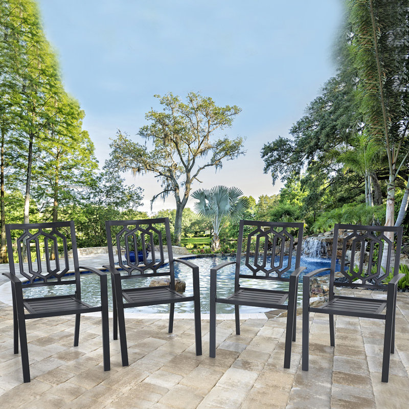 Stacking Patio Dining Armchair