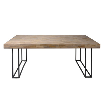 Danashia Acacia Rectangular Wood Top Dining Table