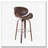 PU Faux Leather Swivel Height Bar Stools, wood Frame-1787444226