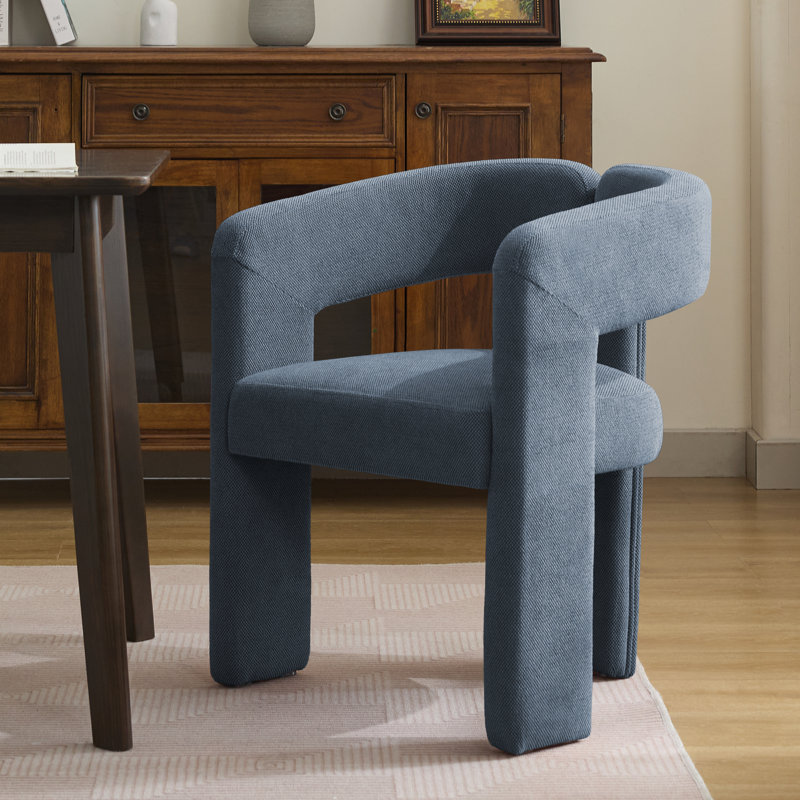 Chaise avec accoudoirs Modern, Bleu
