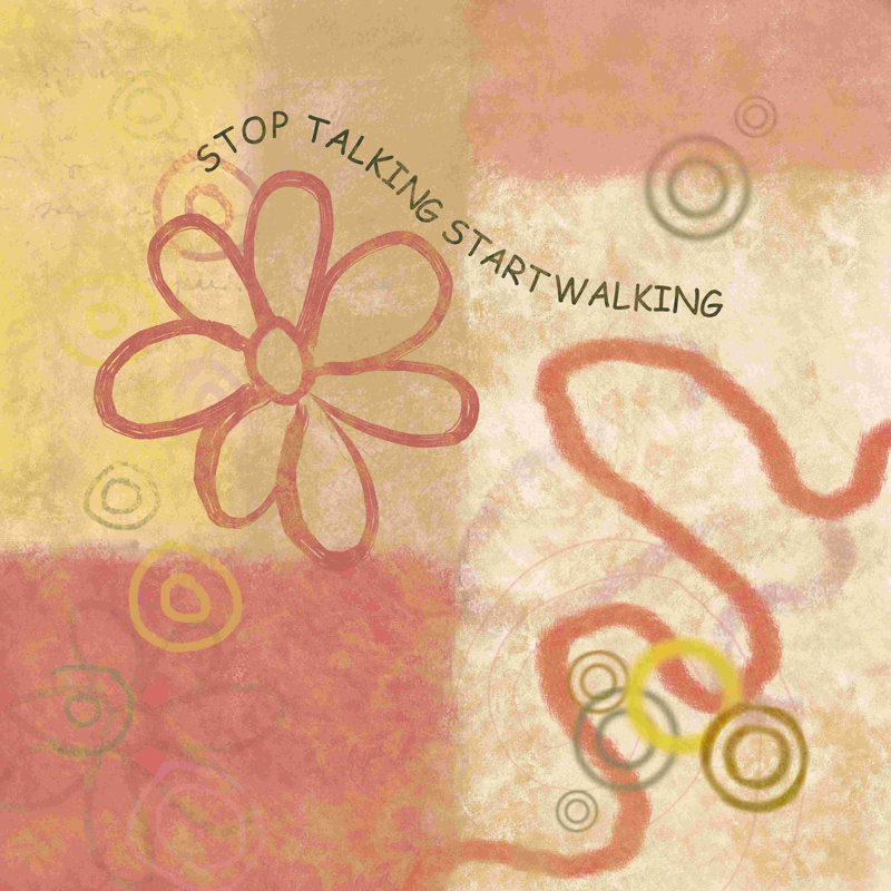 «Start Talking 2», impression sur toile tendue, L 12 po x H 12 po