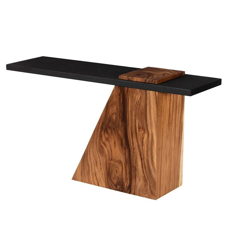 Console simple de style nordique, H 30,7 po x l 55,1 po x P 15,7 po