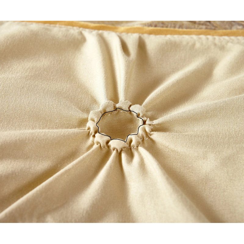 Bedspread with Pillow Shams Included, Gold