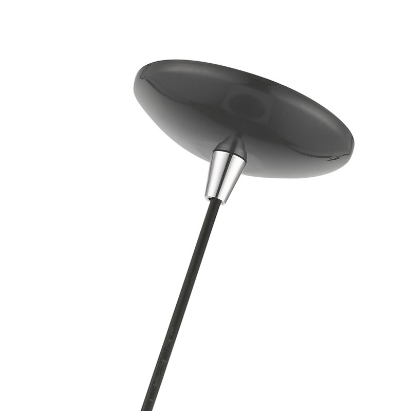 Ithel 1 - Light Pendant, Shiny Dark Gray/Polished Chrome, Shiny Dark Gray
